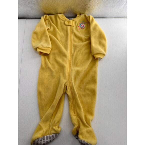 Baby Footed Sleeper Bundle 5 Pieces Size 6-12M Multiple Brands Fleece Pajamas - Picture 6 of 16
